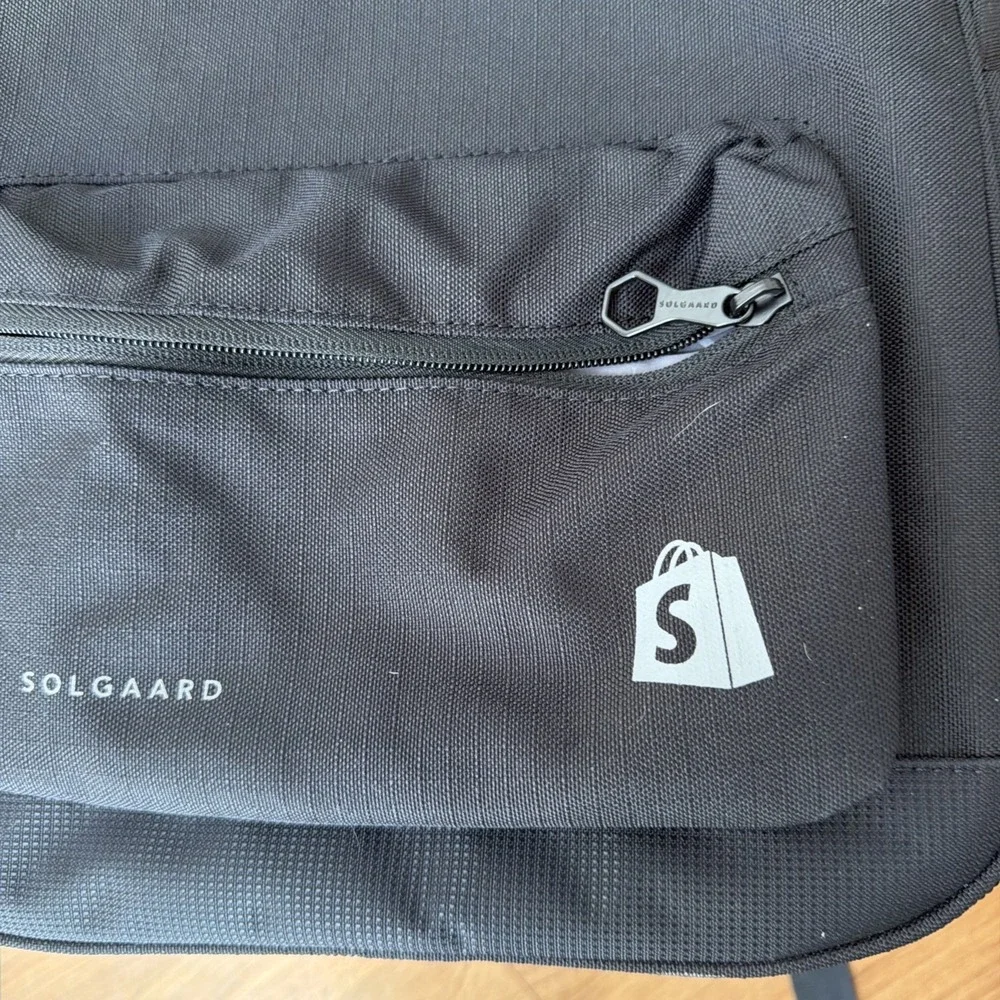 Solgaard Shore-Tex Daypack Backpack Shopify Logo Laptop Multiple Pockets